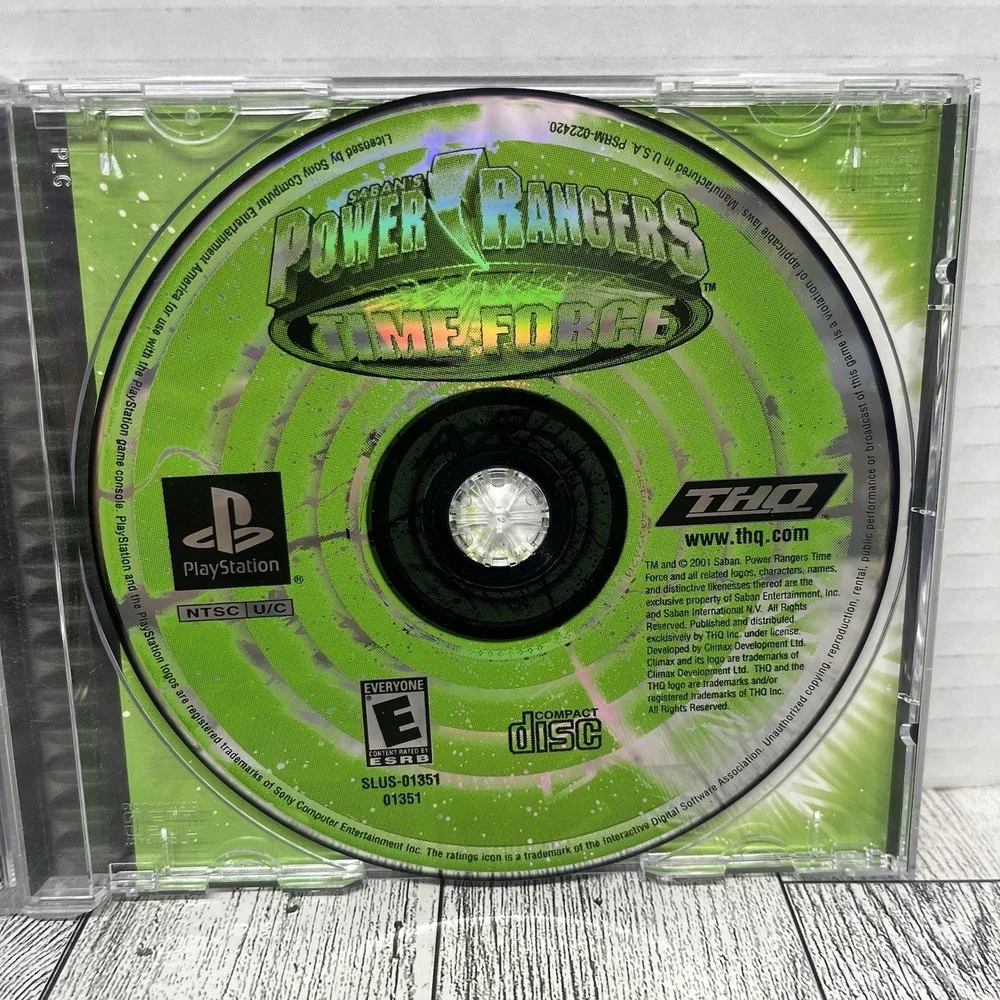 Power Rangers: Time Force (Sony Playstation 1, PS1) Complete CIB